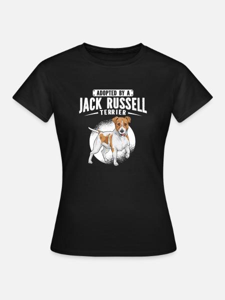 Jack Russell -terrieri - Naisten t-paita - musta