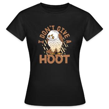 Je ne donne pas un oiseau nocturne oiseau de nuit - T-shirt Femme - noir - Devant - AI Model Female 172 dark (172cm)