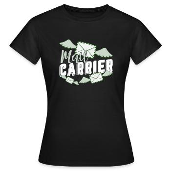 Proud To Be A Mail Carrier - Women's T-Shirt - black - Front - AI Model Female 172 dark (172cm)