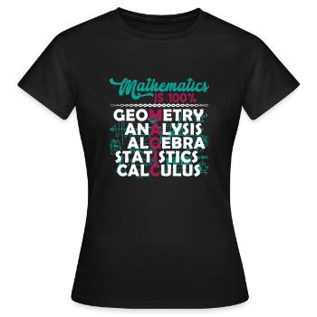 Mathematician Mathematician Mathematics Is Magic - Women's T-Shirt - black - Front - AI Model Female 172 dark (172cm)