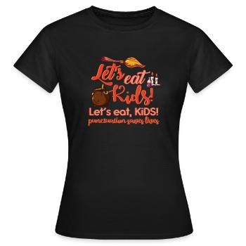 Lustige Lehrer Wertschätzung Bücher Lehrer Sprüche - Frauen T-Shirt - Schwarz - Vorne - AI Model Female 172 dark (172cm)