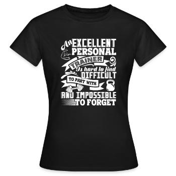 Personal Trainer Personal Trainer Is Hard To Find - Women's T-Shirt - black - Front - AI Model Female 172 dark (172cm)