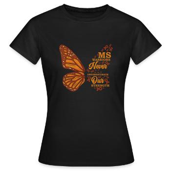 Ms-bewusstsein Lasst Uns Die Multiple Sklerose - Frauen T-Shirt - Schwarz - Vorne - AI Model Female 172 dark (172cm)