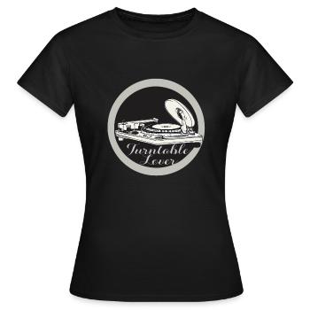 RECORD PLAYERS - Women's T-Shirt - black - Front - AI Model Female 172 dark (172cm)