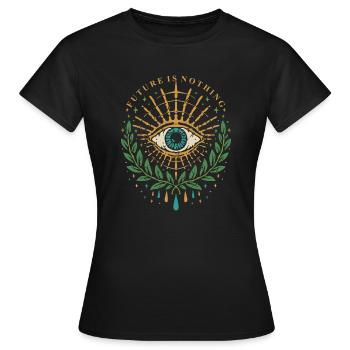 Augen des Horus - Frauen T-Shirt - Schwarz - Vorne - AI Model Female 172 dark (172cm)