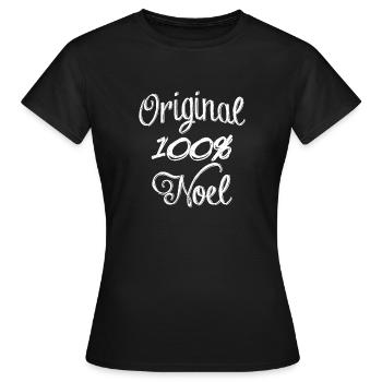 100% Original Noel - Frauen T-Shirt - Schwarz - Vorne - AI Model Female 172 dark (172cm)
