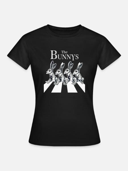 Bunnys - Frauen T-Shirt - Schwarz