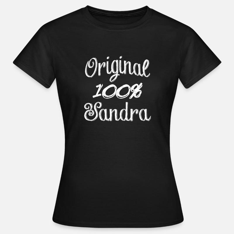 Original 100% Sandra - T-shirt Femme - noir