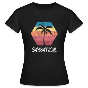 Travail sabbatique Collègues Dons I Hommes Dames - T-shirt Femme - noir - Devant - AI Model Female 172 dark (172cm)