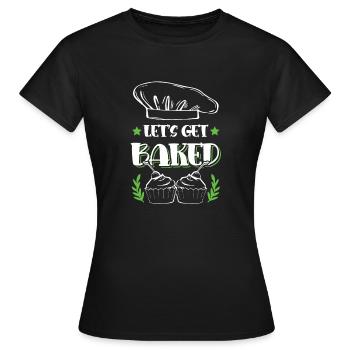 Laissez-vous cuire au four - T-shirt Femme - noir - Devant - AI Model Female 172 dark (172cm)