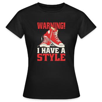 Collectionneur Sneakerhead - T-shirt Femme - noir - Devant - AI Model Female 172 dark (172cm)