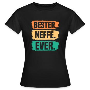 Neffe - Frauen T-Shirt - Schwarz - Vorne - AI Model Female 172 dark (172cm)