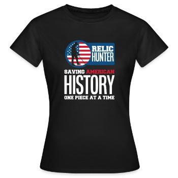Détecteur de métaux à sondage amusant - T-shirt Femme - noir - Devant - AI Model Female 172 dark (172cm)