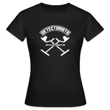 Détecteur de métaux à sondage amusant - T-shirt Femme - noir - Devant - AI Model Female 172 dark (172cm)