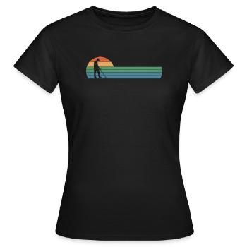 Détecteur de métaux à sondage amusant - T-shirt Femme - noir - Devant - AI Model Female 172 dark (172cm)