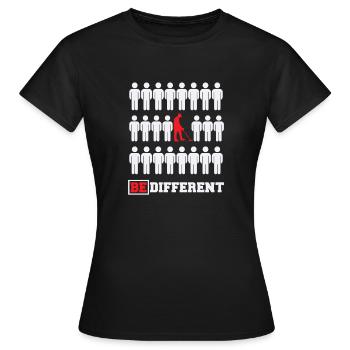Détecteur de métaux à sondage amusant - T-shirt Femme - noir - Devant - AI Model Female 172 dark (172cm)