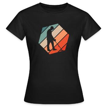 Détecteur de métaux à sondage amusant - T-shirt Femme - noir - Devant - AI Model Female 172 dark (172cm)