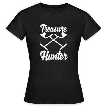 Détecteur de métaux à sondage amusant - T-shirt Femme - noir - Devant - AI Model Female 172 dark (172cm)