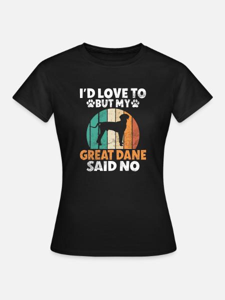 Great Dane Gifts - Frauen T-Shirt - Schwarz