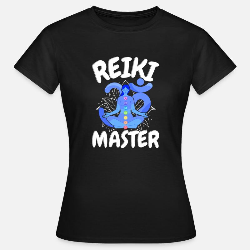 Reiki Master Idea Regalo - Maglietta da donna - nero