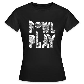 JEU DE VOLAILLE - T-shirt Femme - noir - Devant - AI Model Female 172 dark (172cm)