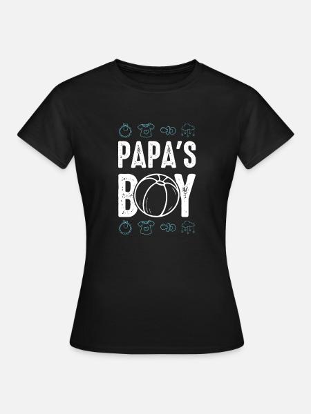 Papa's Boy - Frauen T-Shirt - Schwarz