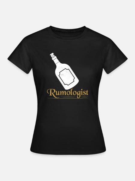 Rumologist Rum Caribbean Alcohol - Frauen T-Shirt - Schwarz
