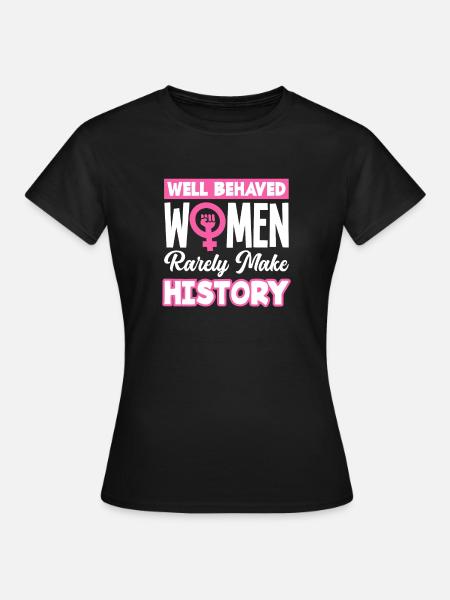 Féminisme Féministe - T-shirt Femme - noir