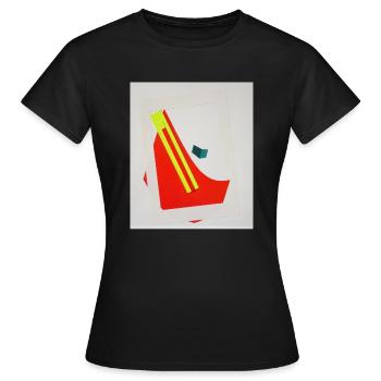 Collage - Image artistique - T-shirt Femme - noir - Devant - AI Model Female 172 dark (172cm)