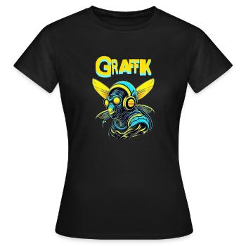 Graphique - T-shirt Femme - noir - Devant - AI Model Female 172 dark (172cm)