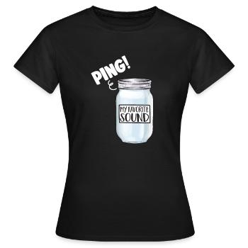 Mise en conserve, mise en conserve, mise en conserve, conservation des aliments - T-shirt Femme - noir - Devant - AI Model Female 172 dark (172cm)