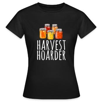 Mise en conserve, mise en conserve, mise en conserve, conservation des aliments - T-shirt Femme - noir - Devant - AI Model Female 172 dark (172cm)