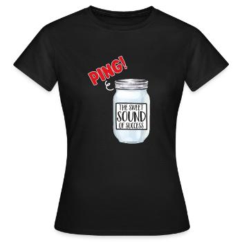 Mise en conserve, mise en conserve, mise en conserve, conservation des aliments - T-shirt Femme - noir - Devant - AI Model Female 172 dark (172cm)