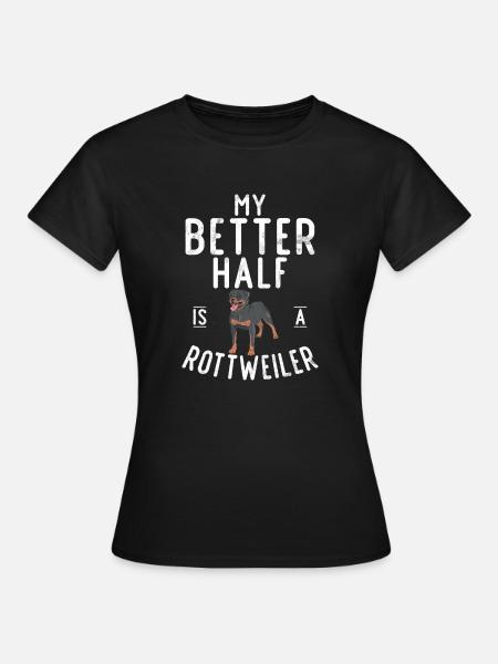 Rottweiler Gifts - Dame-T-shirt - sort