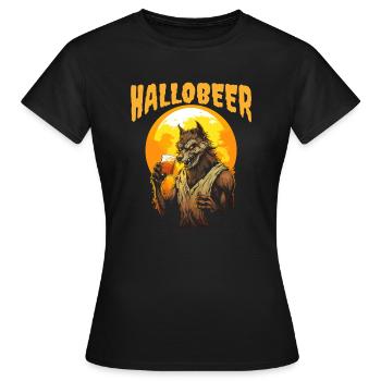 Halloween Party Drinkingcute zombiehappy halloween - Women's T-Shirt - black - Front - AI Model Female 172 dark (172cm)