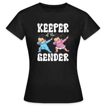 Gardien du genre - T-shirt Femme - noir - Devant - AI Model Female 172 dark (172cm)