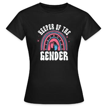 Gardien du genre - T-shirt Femme - noir - Devant - AI Model Female 172 dark (172cm)