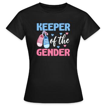 Gardien du genre - T-shirt Femme - noir - Devant - AI Model Female 172 dark (172cm)