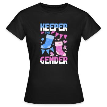 Gardien du genre - T-shirt Femme - noir - Devant - AI Model Female 172 dark (172cm)
