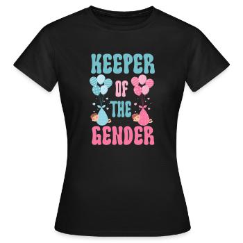 Gardien du genre - T-shirt Femme - noir - Devant - AI Model Female 172 dark (172cm)