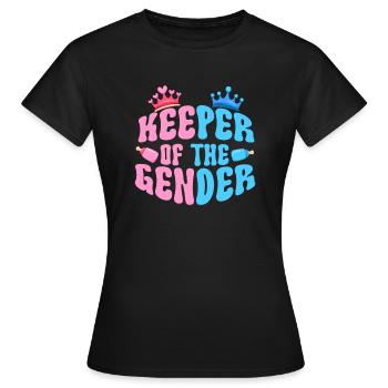 Gardien du genre - T-shirt Femme - noir - Devant - AI Model Female 172 dark (172cm)