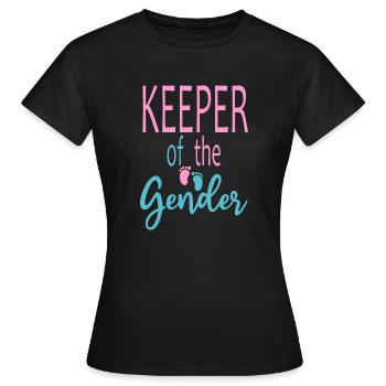 Gardien du genre - T-shirt Femme - noir - Devant - AI Model Female 172 dark (172cm)