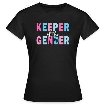 Gardien du genre - T-shirt Femme - noir - Devant - AI Model Female 172 dark (172cm)