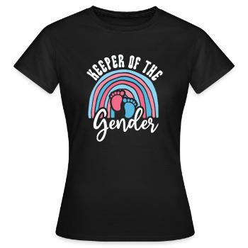Gardien du genre - T-shirt Femme - noir - Devant - AI Model Female 172 dark (172cm)