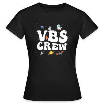 VBS-Besatzung - Frauen T-Shirt - Schwarz - Vorne - AI Model Female 172 dark (172cm)
