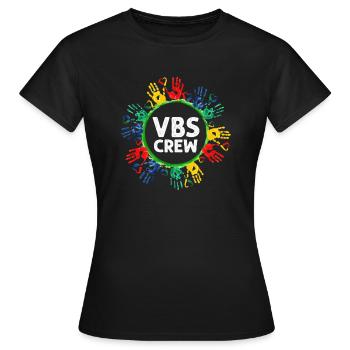 VBS-Besatzung - Frauen T-Shirt - Schwarz - Vorne - AI Model Female 172 dark (172cm)