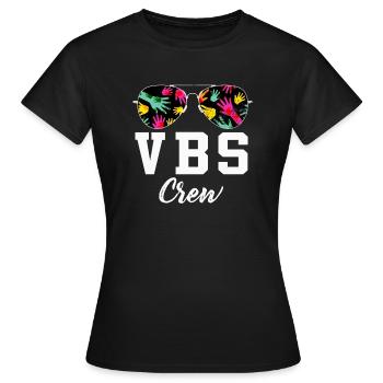 VBS-Besatzung - Frauen T-Shirt - Schwarz - Vorne - AI Model Female 172 dark (172cm)