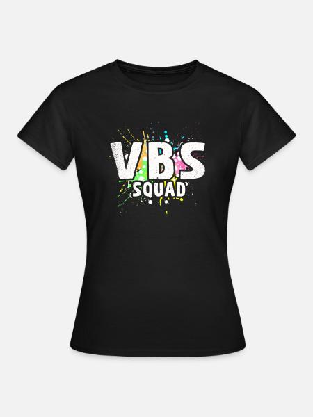 VBS Squad Bibel Shool - Frauen T-Shirt - Schwarz