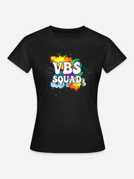 VBS Squad Bibel Shool - Frauen T-Shirt - Schwarz