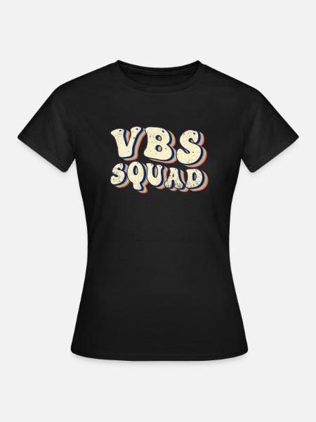 VBS Squad Bibel Shool - Frauen T-Shirt - Schwarz